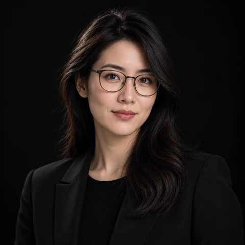 Nora, an AI-generated profile portrait