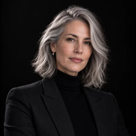 Sage, an AI-generated profile portrait